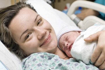 Bevallingsverhaal: moeder met baby