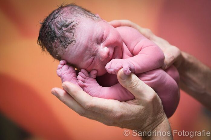 Pasgeboren baby geboortefotografie
