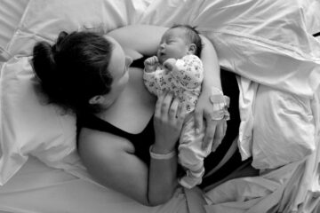 Bevallingsverhaal Chantal moeder met pasgeboren baby