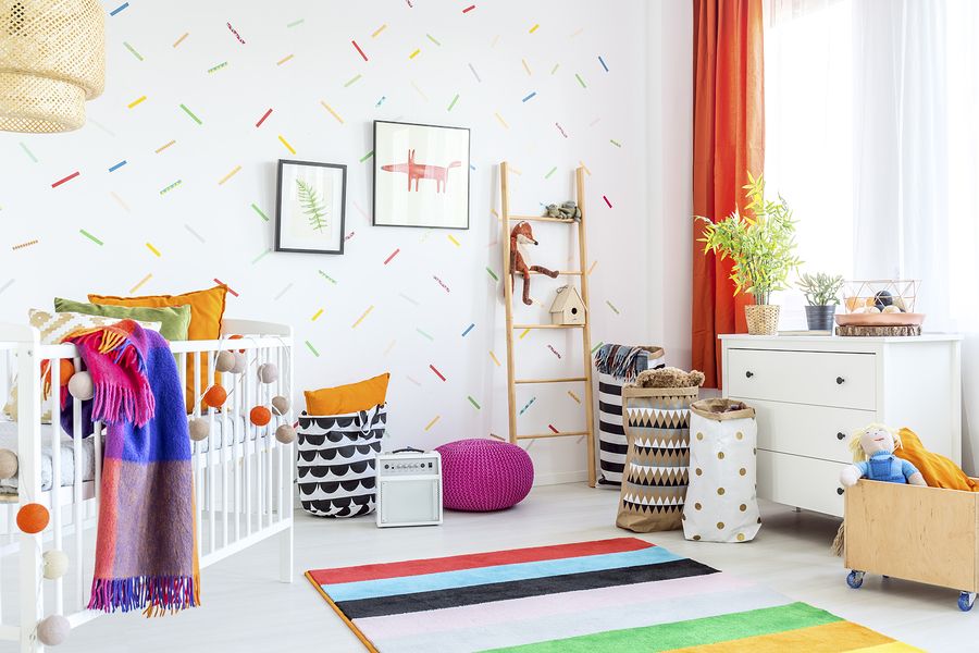 Leuk ingerichte babykamer na 21 weken zwangerschap