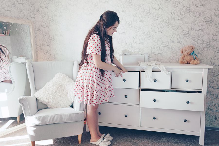 Vrouw van 30 weken zwanger heeft nesteldrang