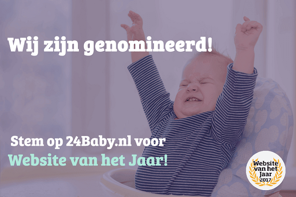 24Baby is genomineerd voor Website-van-het-jaar 2017. Stem je ook?