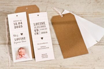 Geboortekaart ontwerpen