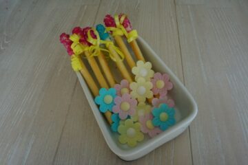 Kindertraktatie toverstafjes van soepstengels