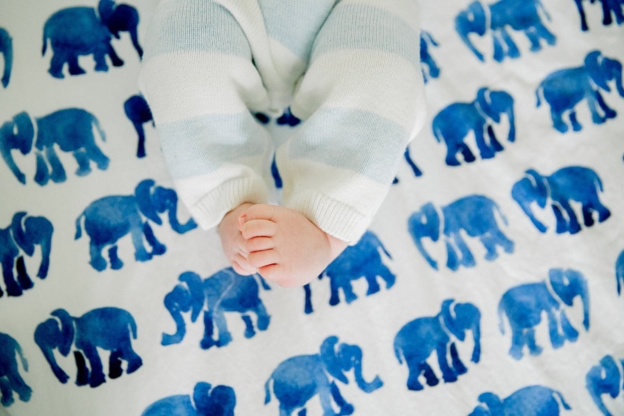 Voetjes van baby