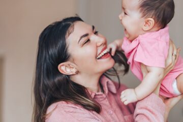 Moeder met baby heeft goede weerstand