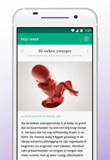 zwangerschapskalender op zwangerschaps app