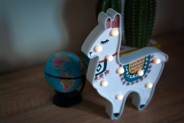 Babykamerinspiratie: een alpaca nachtlampje