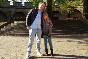 Alex en Isa in de burcht