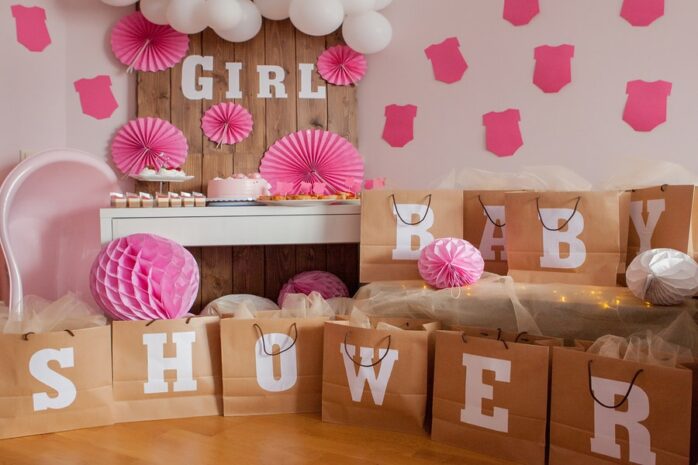 Goodiebags als babyshower bedankjes