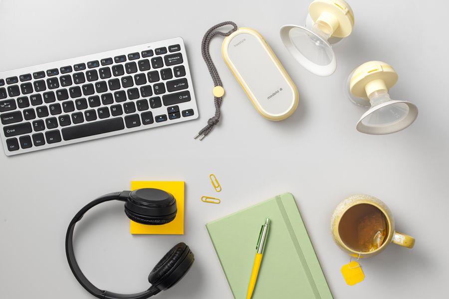 Kolven op het werk met Medela