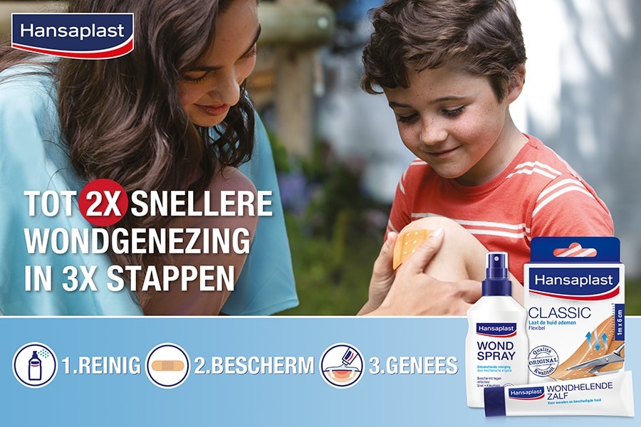 Hansaplast verzorging brandwond