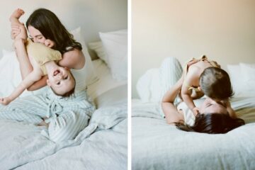 Moeder en baby met Friese jongensnaam