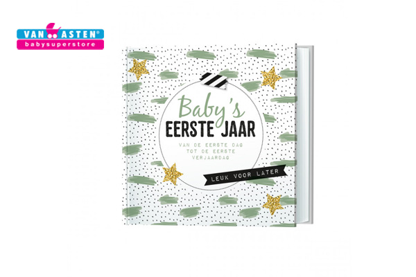 Boek mijlpalen baby's eerste jaar is een origineel kraamcadeau