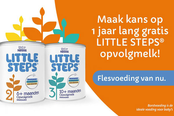 Little Steps opvolgmelk 1 jaar gratis