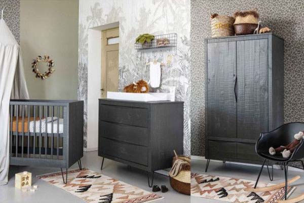 De hippe babykamer Zavi