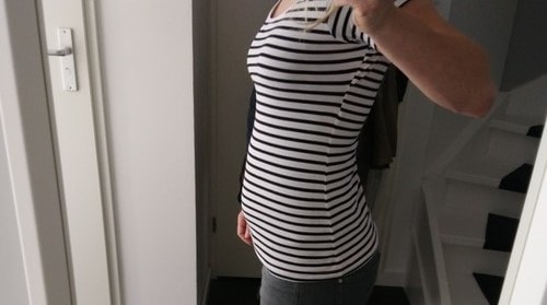 10 weken zwanger buikfoto