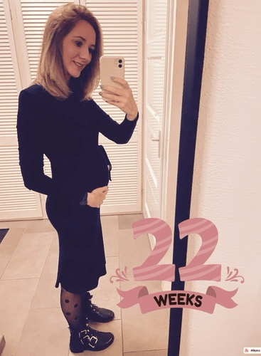 22 weken zwanger buikje