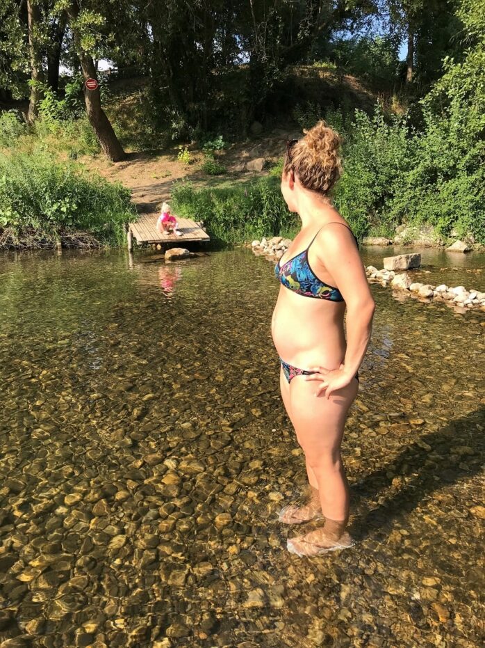 23 weken zwangere buik