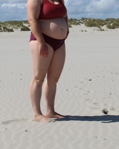 Buikfoto bij 22 weken zwangerschap