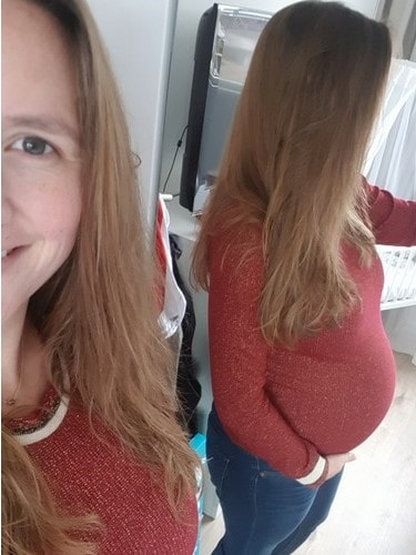 38 weken zwanger buikje