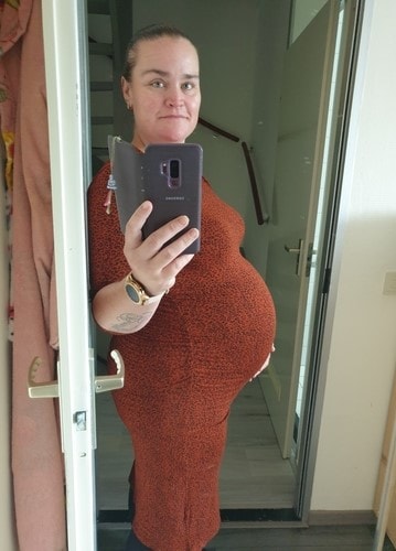 37 weken zwangere vrouw