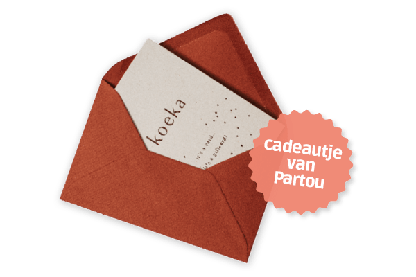 Cadeaubon namens Partou