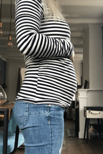buik 28 weken zwanger