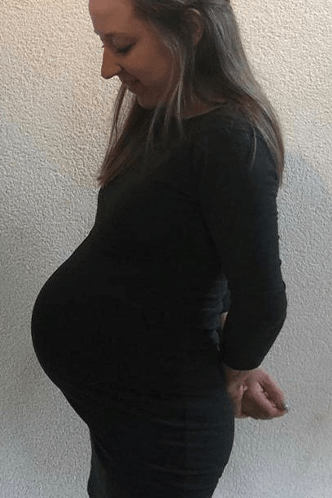 buik 41 weken zwanger