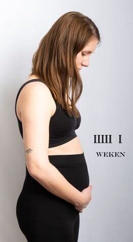 Buik bij 6 weken zwanger