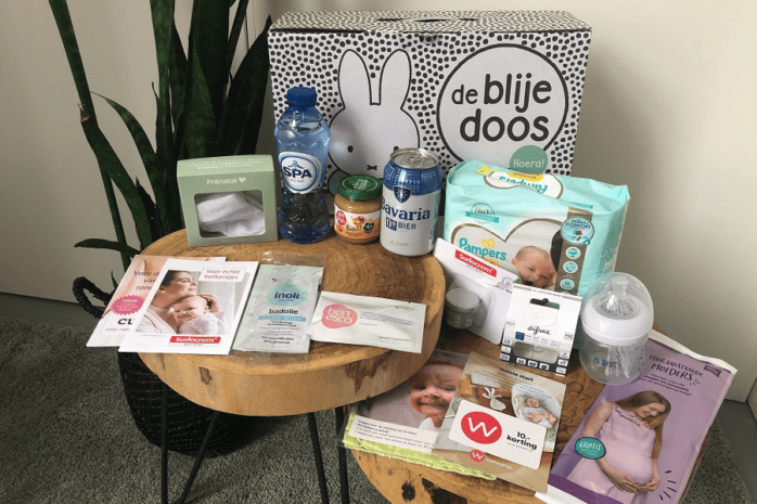 Blije doos zwangerschapsbox