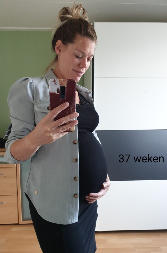 Zwangerschapsfoto 37 weken (5) - gebruikt