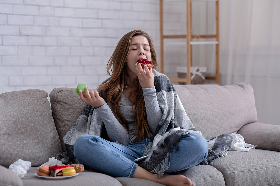 8.SSW Frau mit Heißhunger