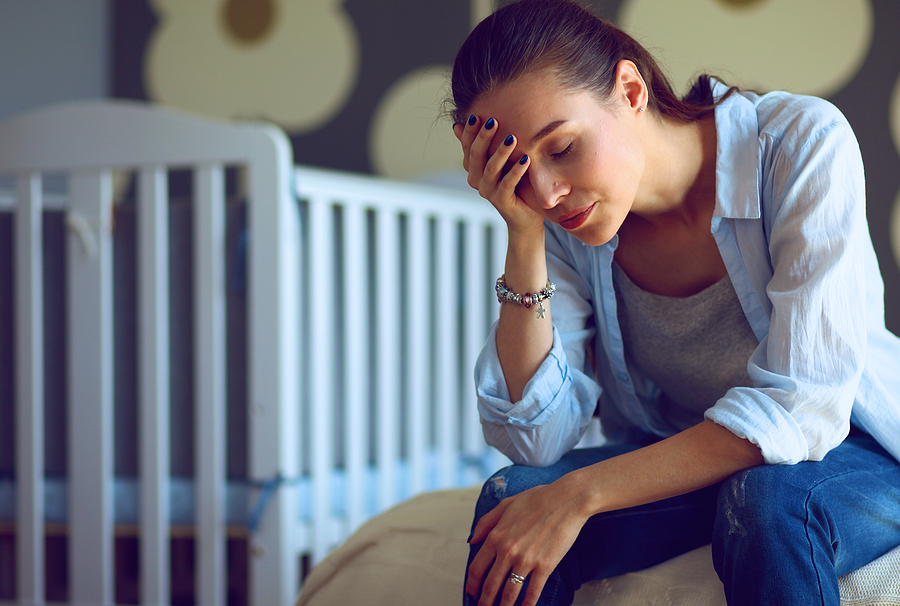 Baby 23 Wochen Mutter ist erschöpft
