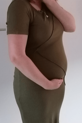 Babybauch 7. SSW