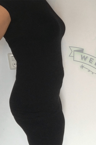 Babybauch 8. SSW