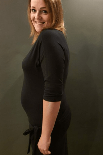 Babybauch 8. SSW