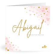 Geboortekaartjes met de naam Abigail