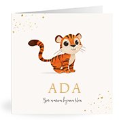Geburtskarten mit dem Vornamen Ada