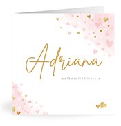 Geboortekaartjes met de naam Adriana