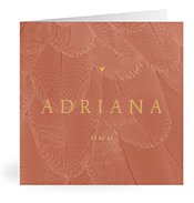 Geburtskarten mit dem Vornamen Adriana