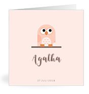 Geboortekaartjes met de naam Agatha