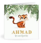 Geburtskarten mit dem Vornamen Ahmad