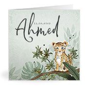 Geburtskarten mit dem Vornamen Ahmed