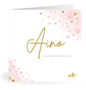 Geboortekaartjes met de naam Aino