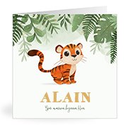 Geburtskarten mit dem Vornamen Alain