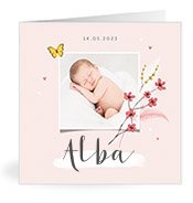 Geboortekaartjes met de naam Alba