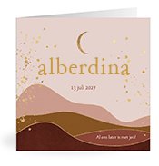 Geboortekaartjes met de naam Alberdina