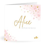 Geboortekaartjes met de naam Alice