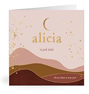 Geburtskarten mit dem Vornamen Alicia